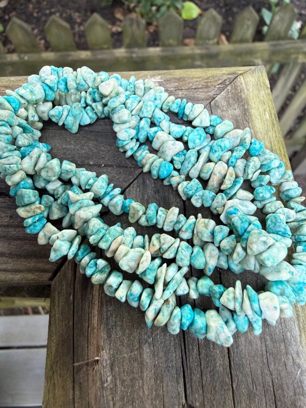Vintage Turquoise Long Necklace